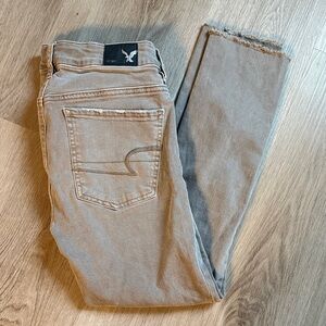 AE Light Brown Skinny Jeans